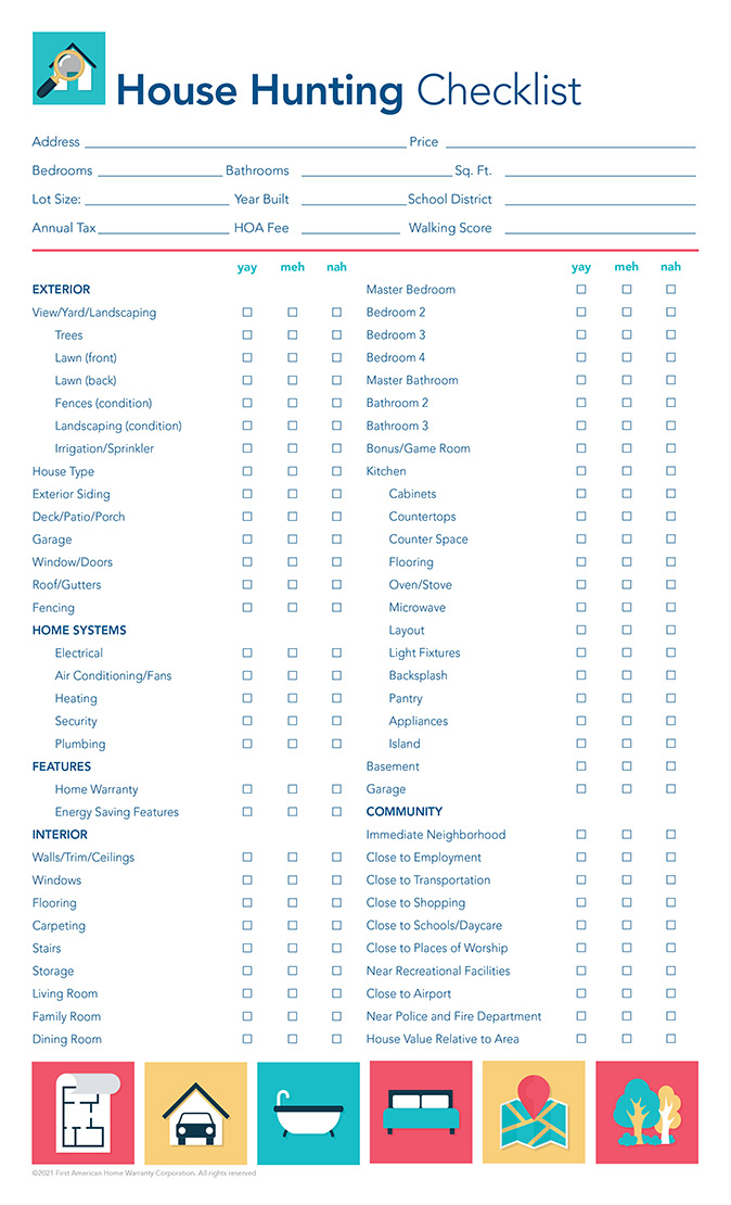 Homebuying checklist follow along with pdf or online template