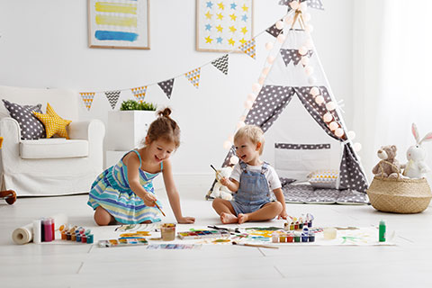 Less Expensive Kids Play Room