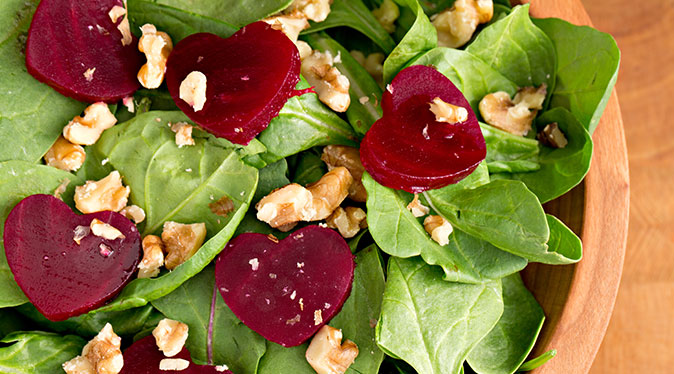 Valentine's Heart Salad