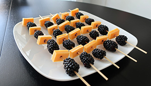 Berry skewers