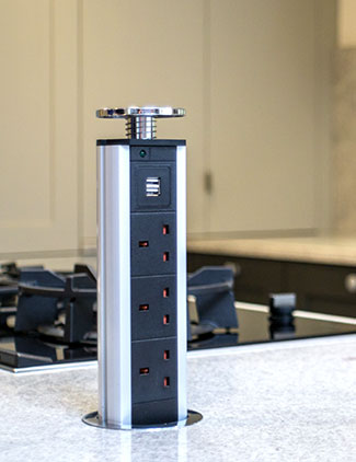 Kitchen Power Grommet with USB