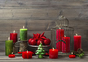 colorful candles