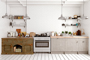 Tiling entire kitchen