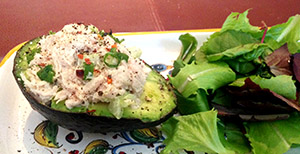 tuna avocado bowl
