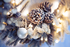 White Christmas holiday palette